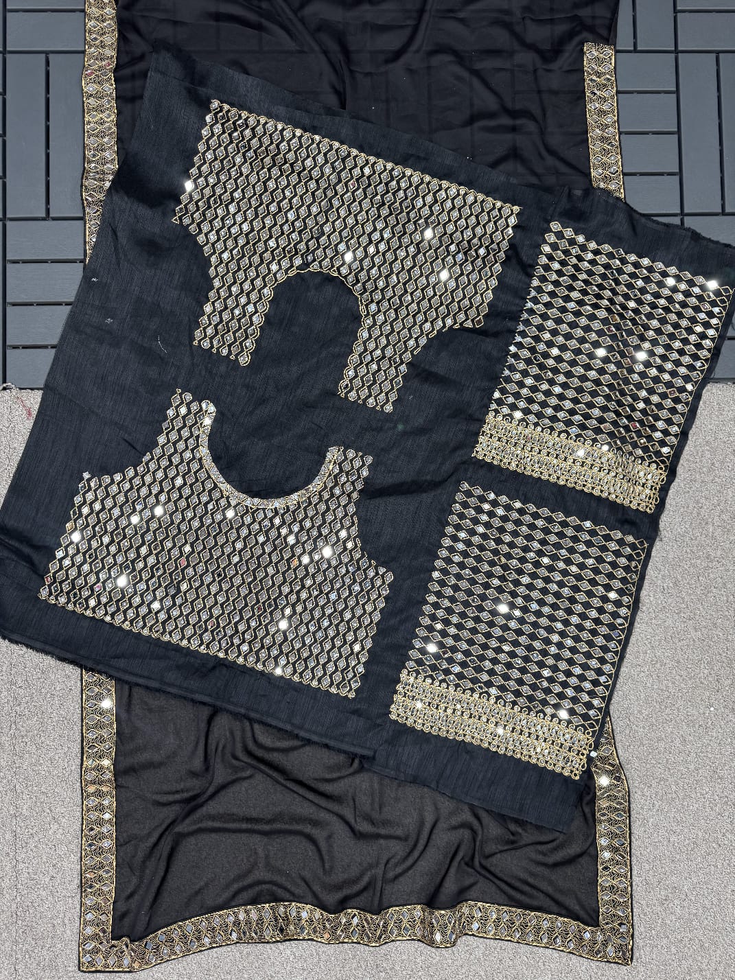 Precious Rangoli Silk Black Color Saree