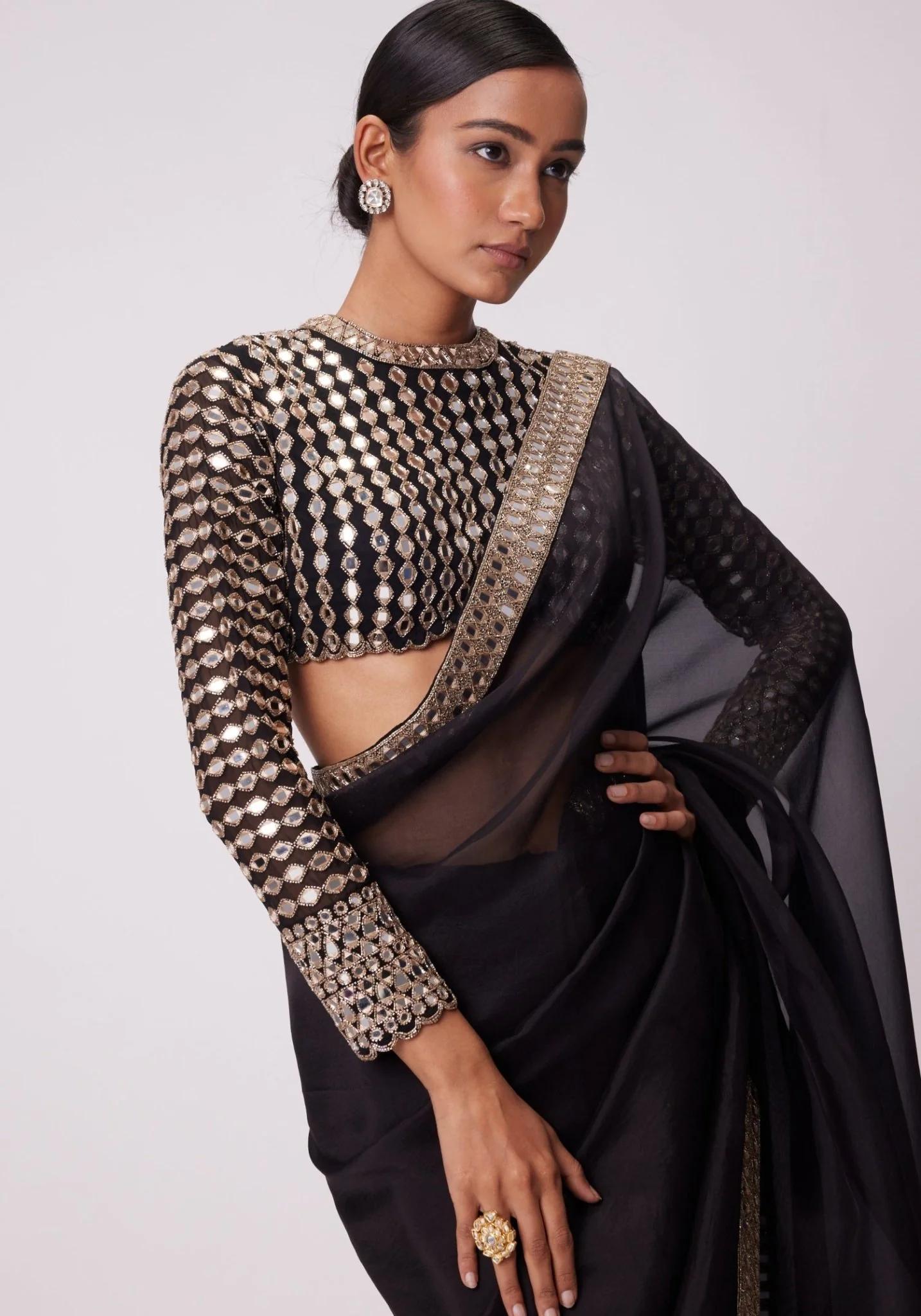 Precious Rangoli Silk Black Color Saree