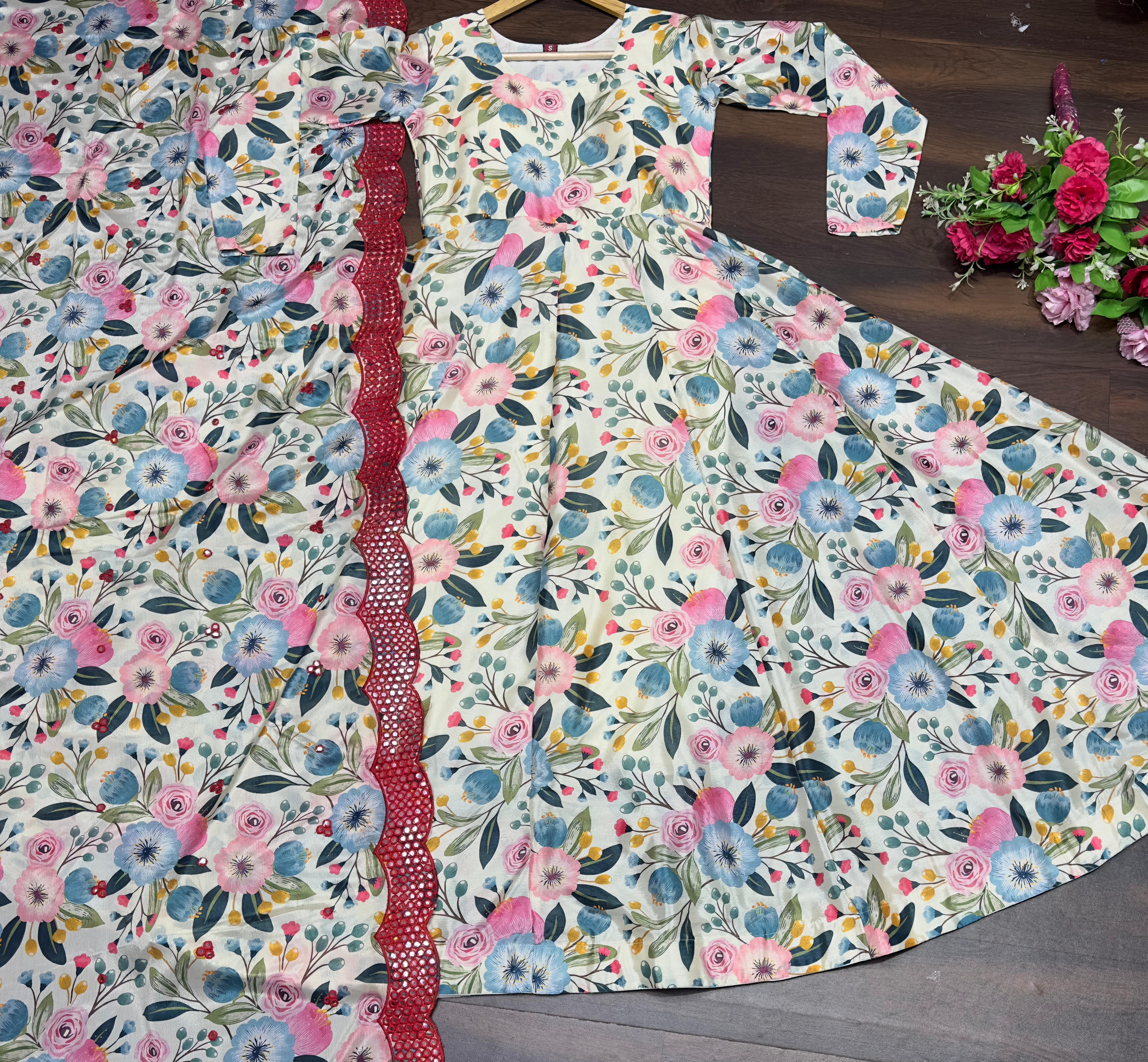 Captivating Sinon Multicolor Gown