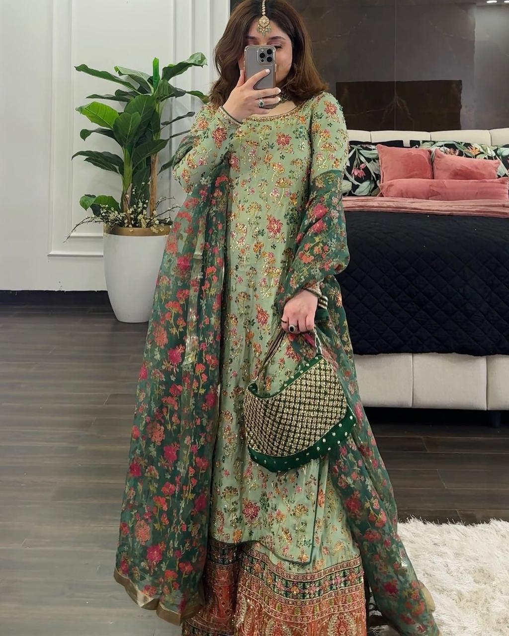 Wonderful Gorgette Perrot Color Palazzo Suit