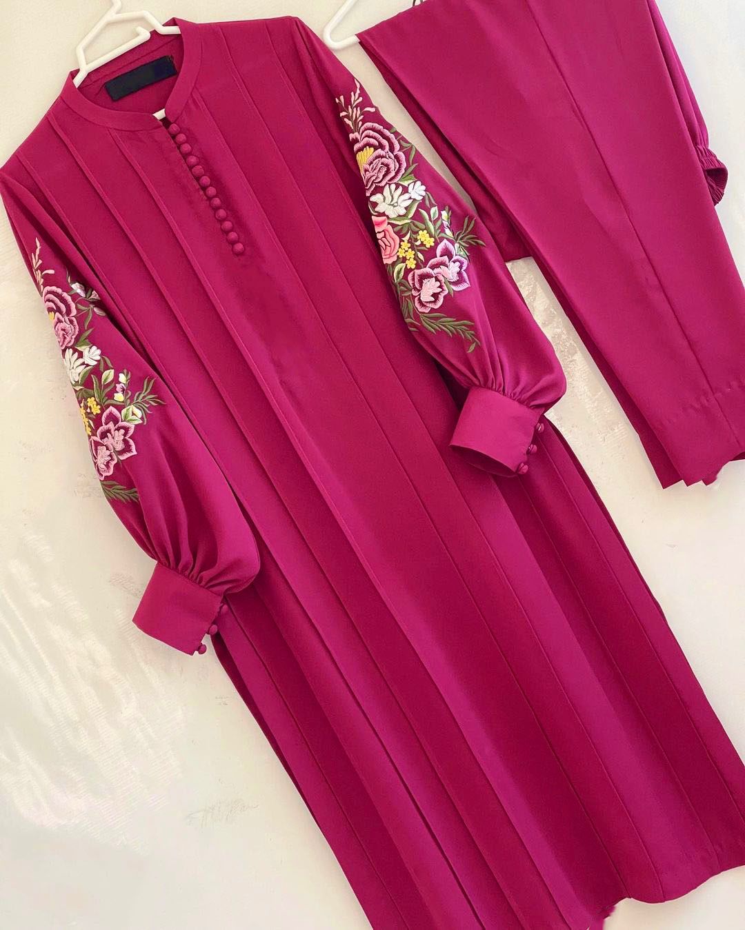 Daisy Dark Pink Color Embroidery Work Salwar Suit