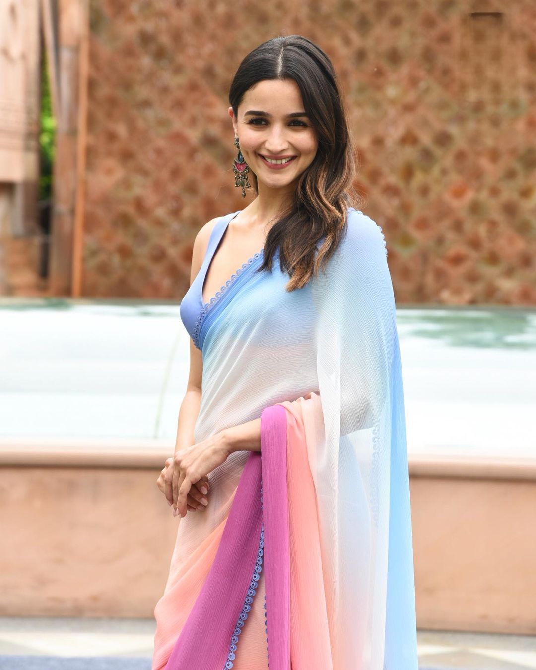 Latest Multi Color Alia Bhatt Wear Saree