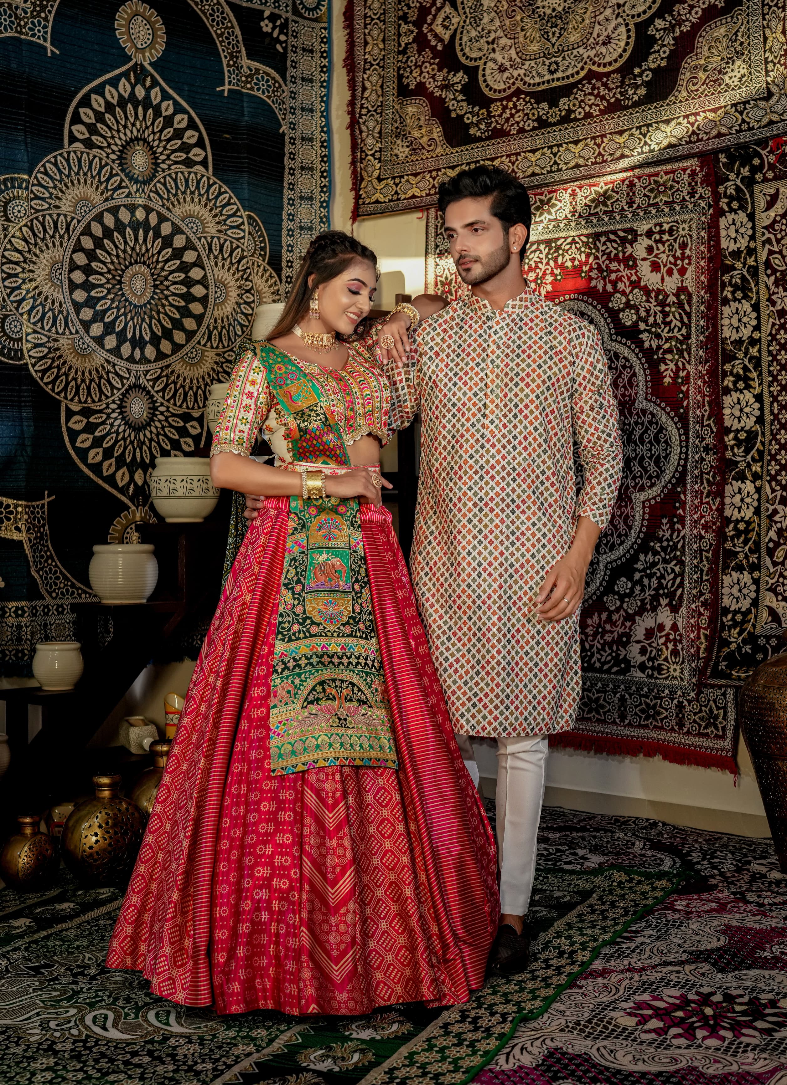 Pin by Archana on wedding | Wedding matching outfits, Engagement dresses, Couple  dress