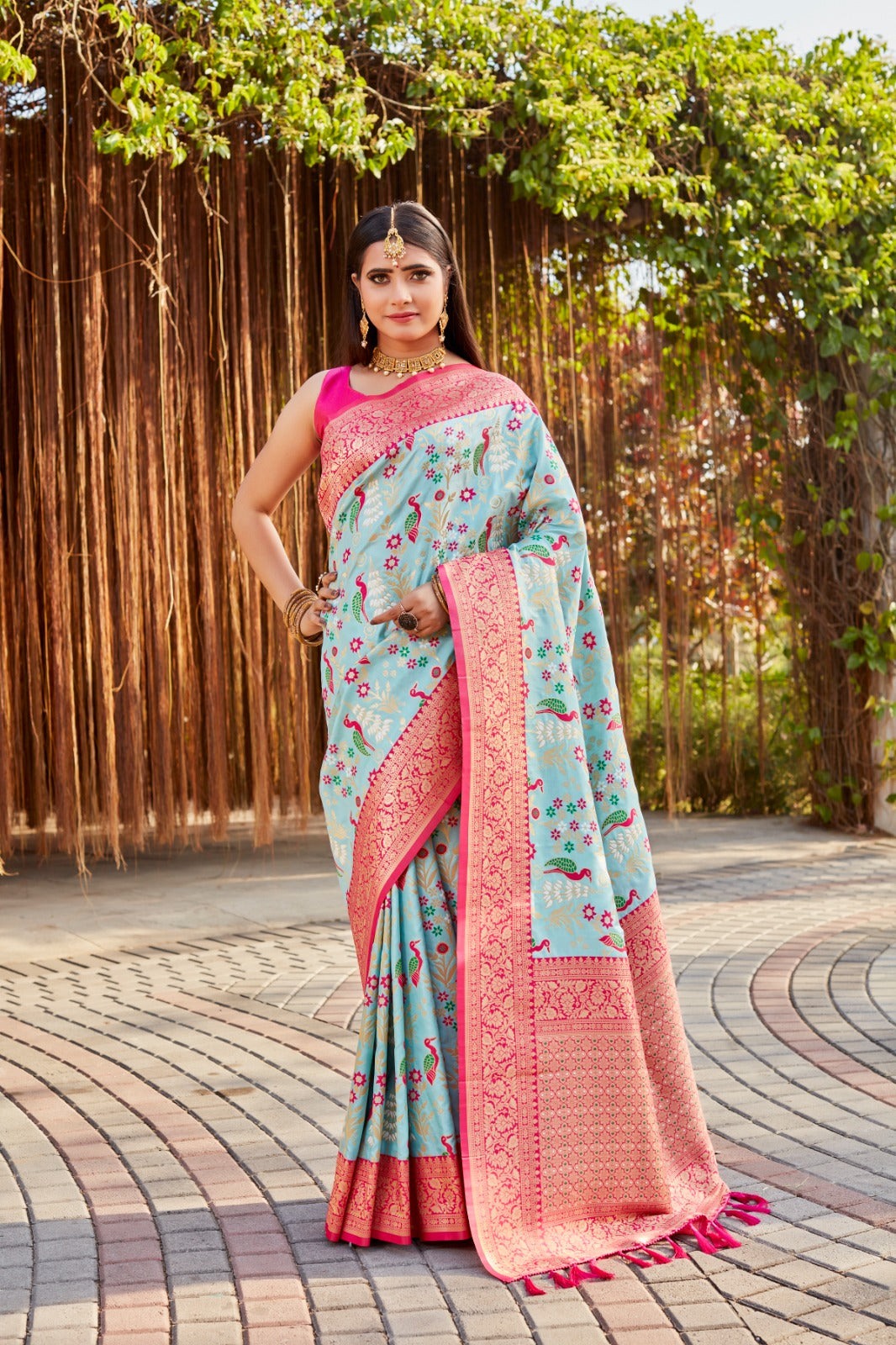 Sunanda Kanjivaram Soft Silk Saree