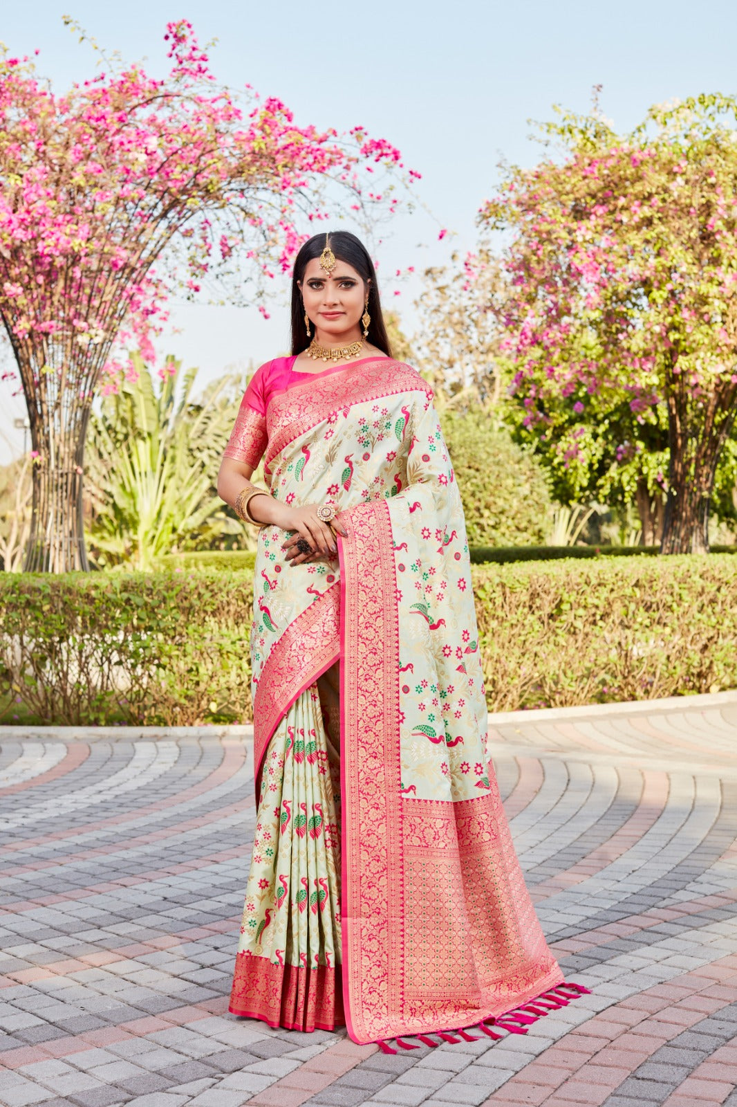 Sunanda Kanjivaram Soft Silk Saree