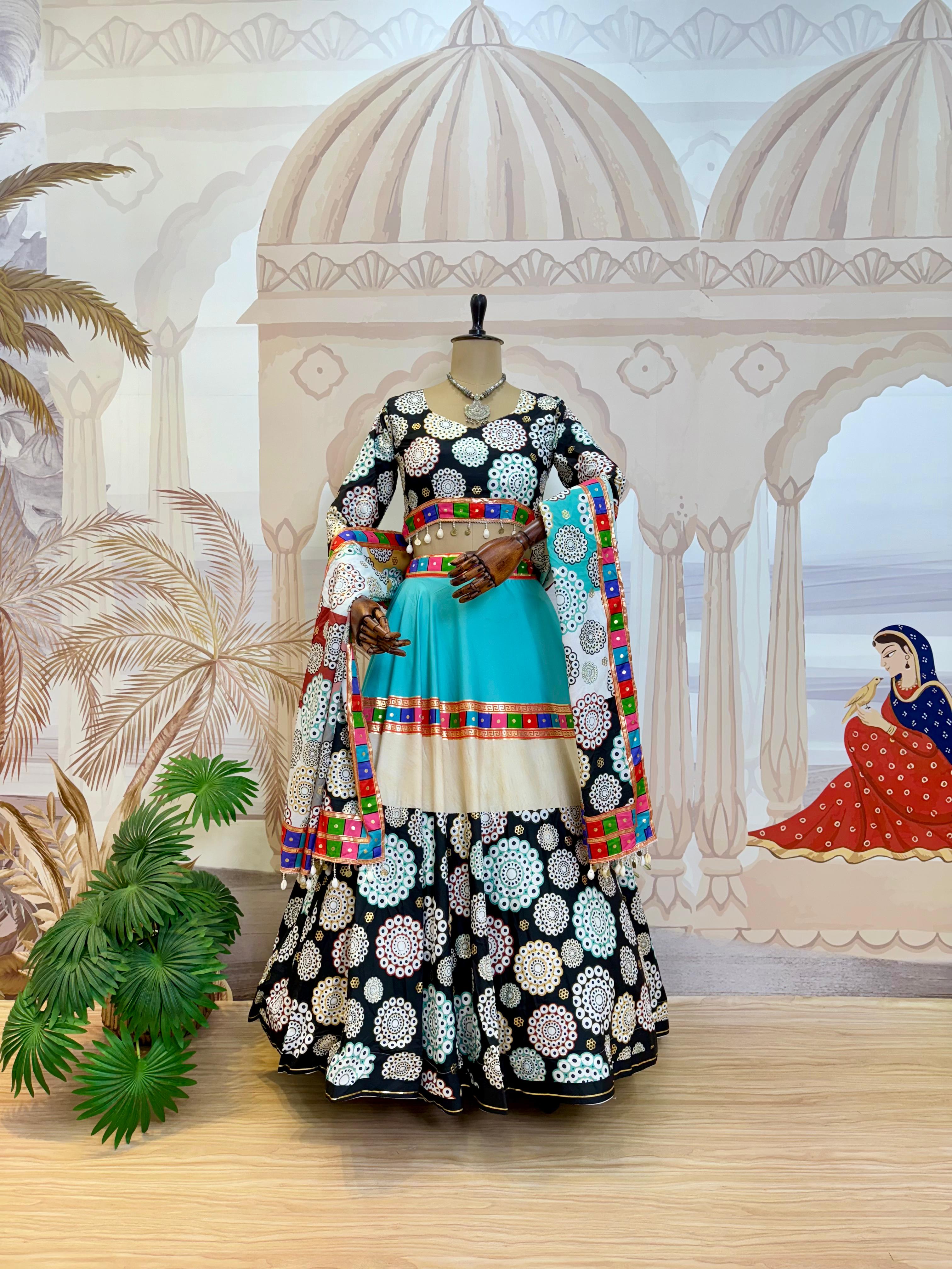 Navratri Wear Multicolor Lehenga Choli