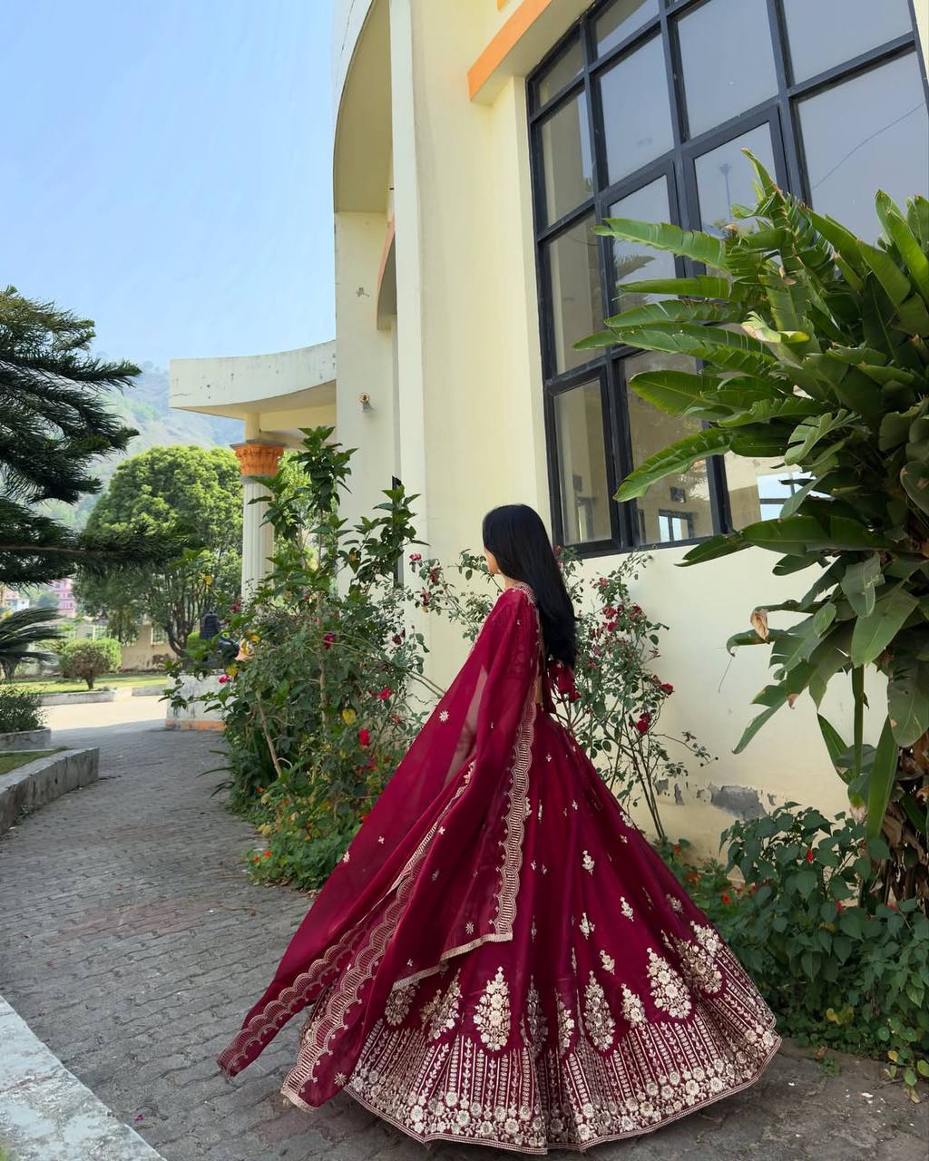 Marriage Special Heavy Work Maroon Color Lehenga Choli
