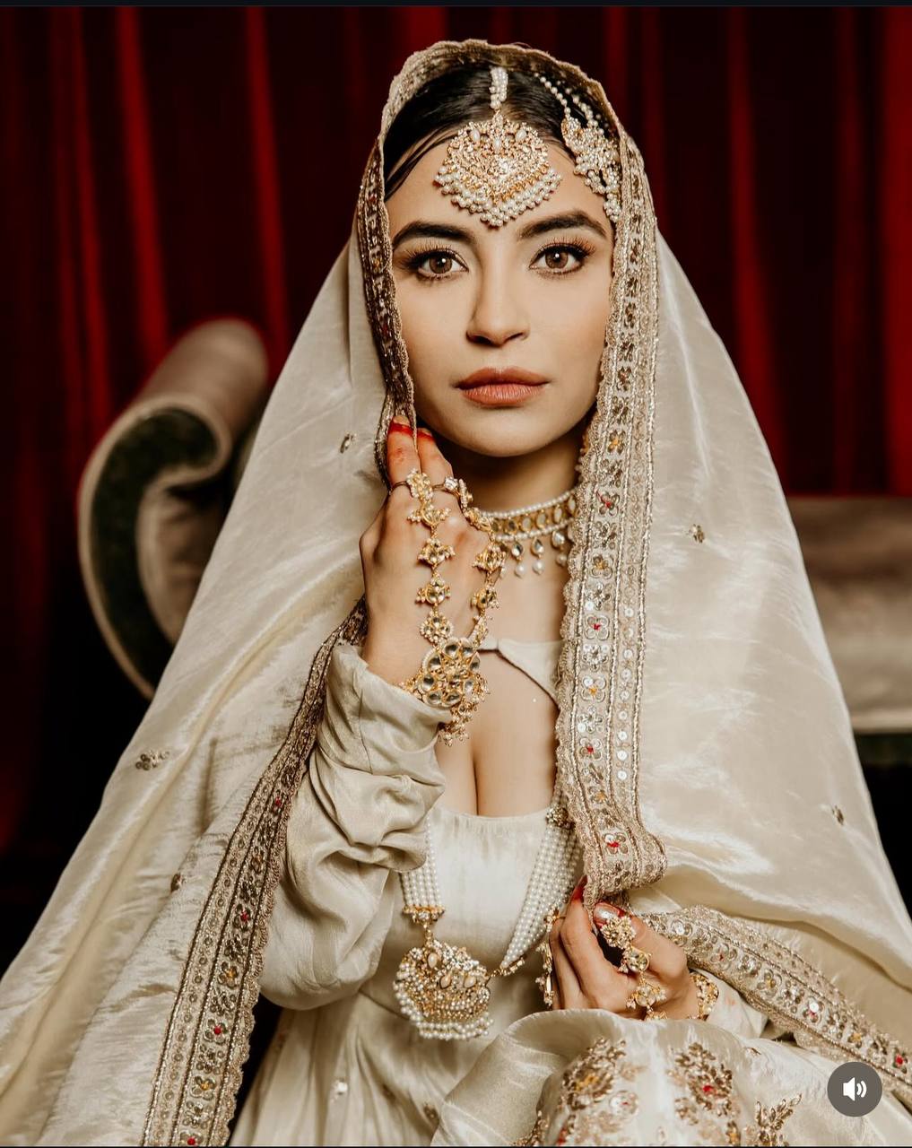 Designer Embroidery Work White Color Anarkali Gown