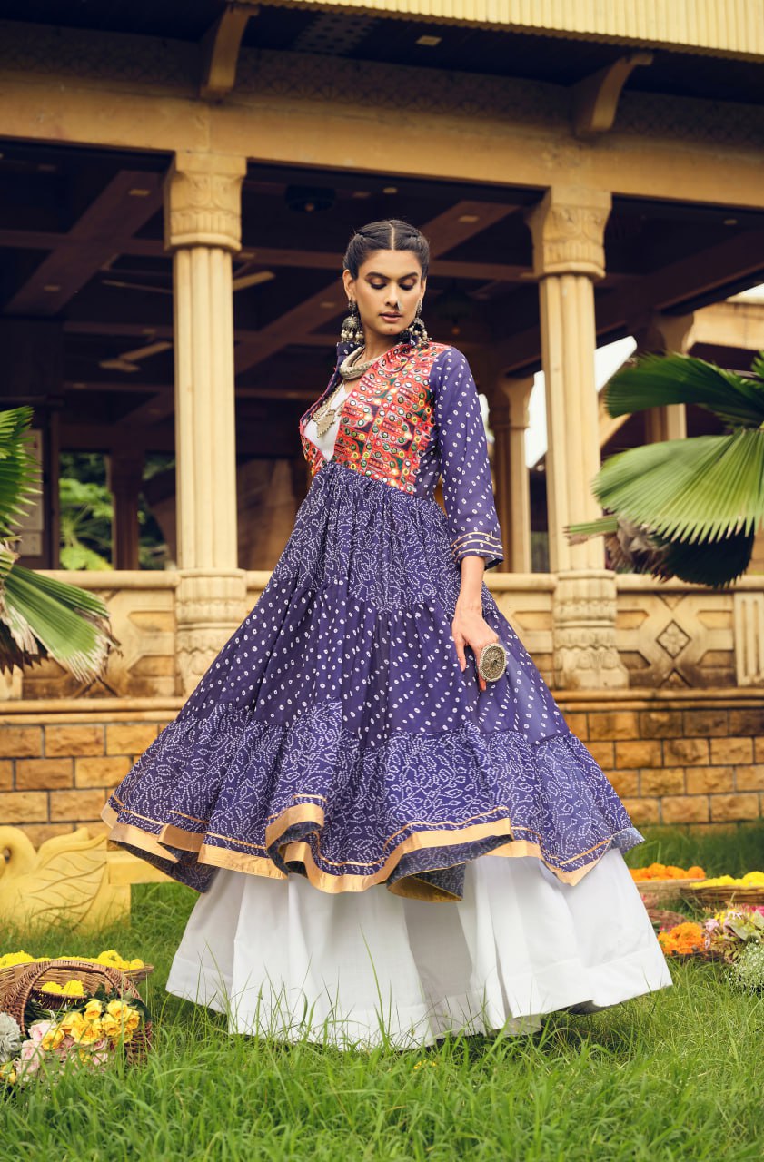 Amazing Pink Cotton Embroidery Shrug With Lehenga Choli
