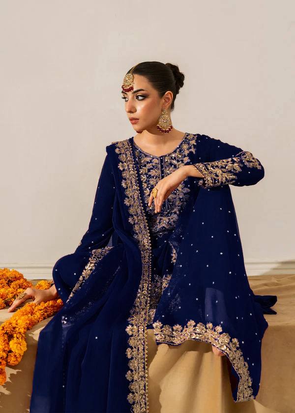 Captivating Green Georgette Sequence Work Palazzo Suit