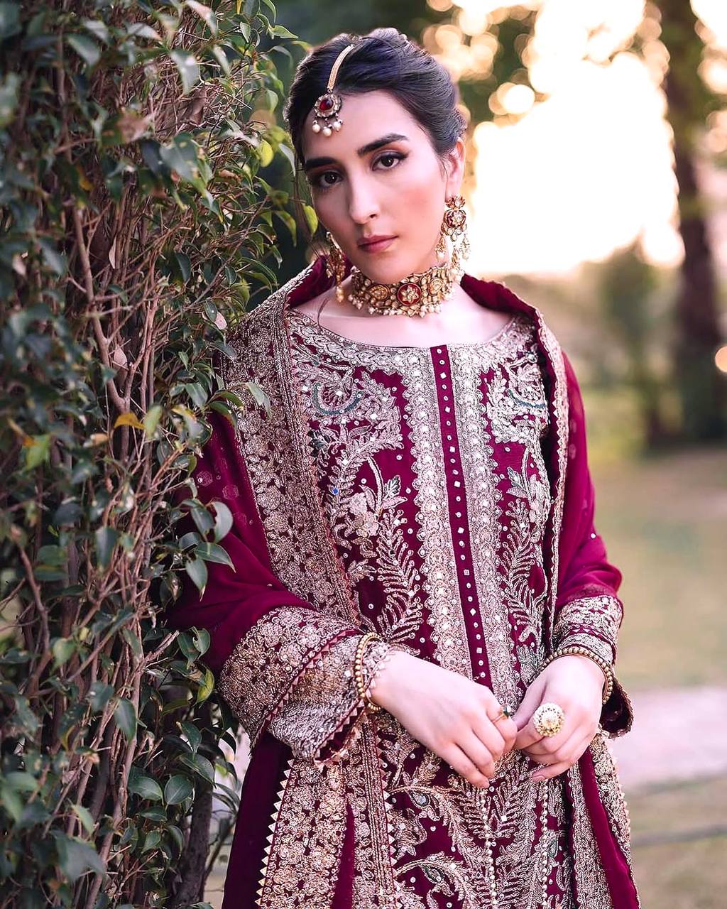 Stylish Rani Pink Georgette Sequence Work Straight Salwar Suit