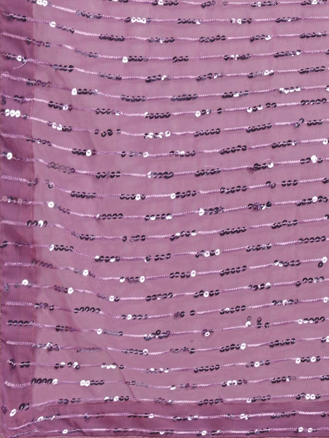 Party Wear Dusty Pink Color Sequence Work Saree