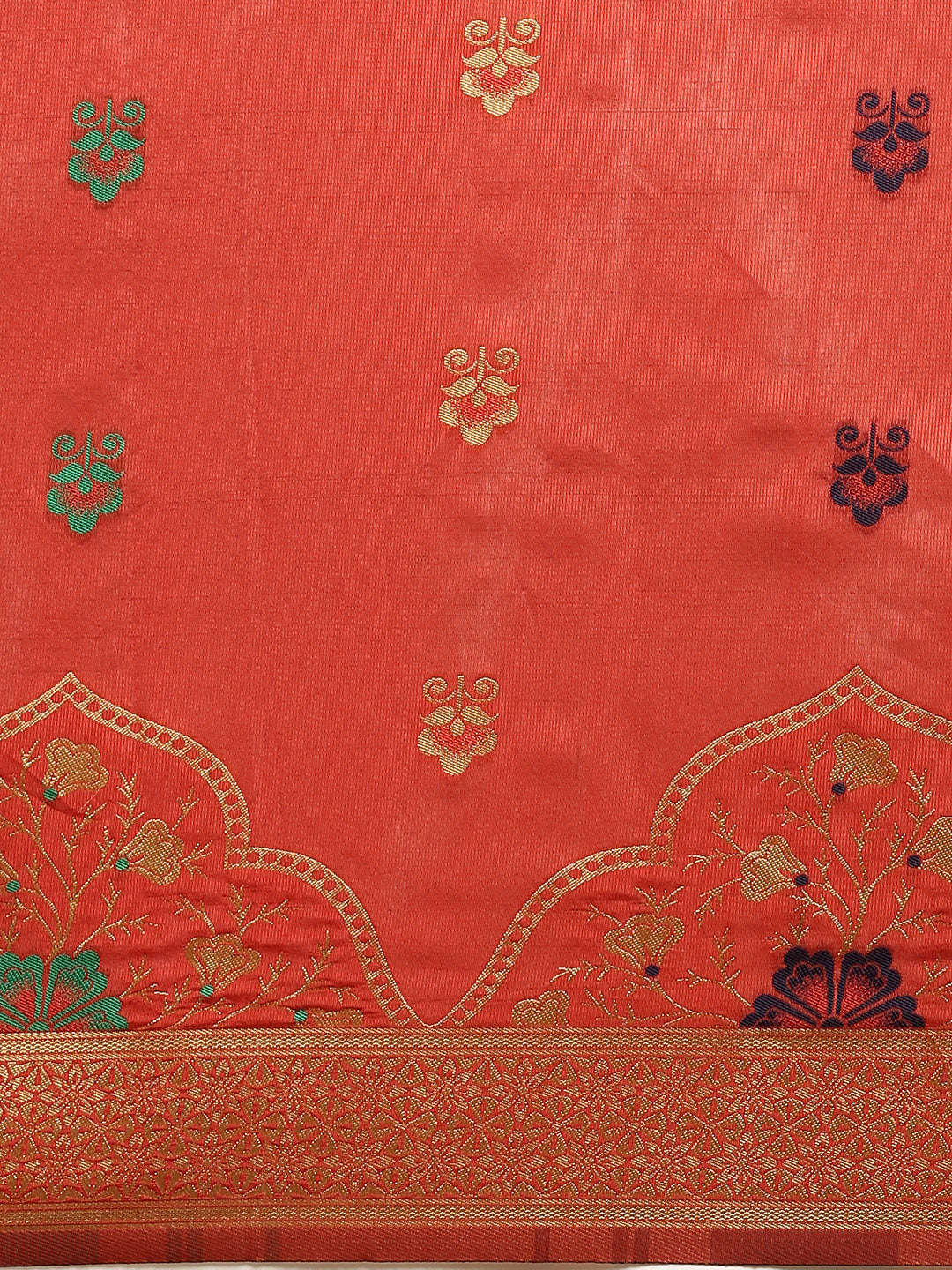 Wonderful Red Color Banarasi Silk Saree