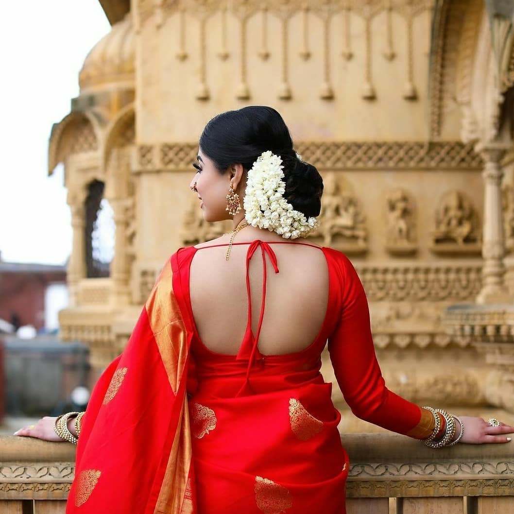 Red Color Soft Silk Wonderful Saree